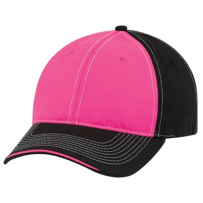 Deluxe Chino Twill/Polyester Neon Cap