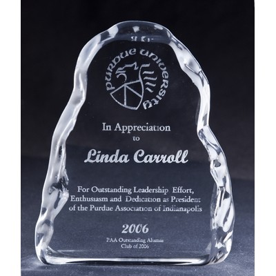 Crystal Iceberg Award Vertical