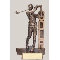 8.5" Male Golf Billboard Resin Series Trophy