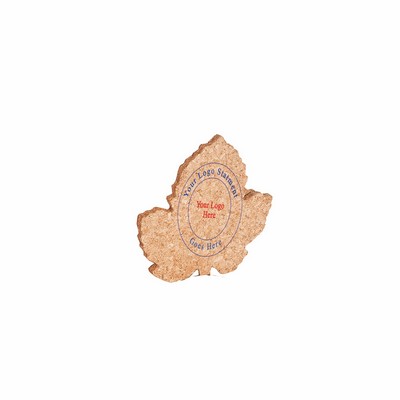 Grape Leaf Shape Cork Coaster