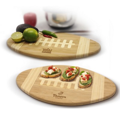 Bamboo Football Cutting Board