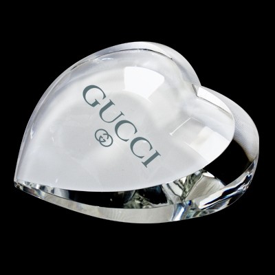 Crystal Heart Paperweight