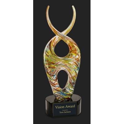 Unity Art Glass Award - 14'' H