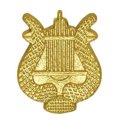 Lyre Chenille Lapel Pin