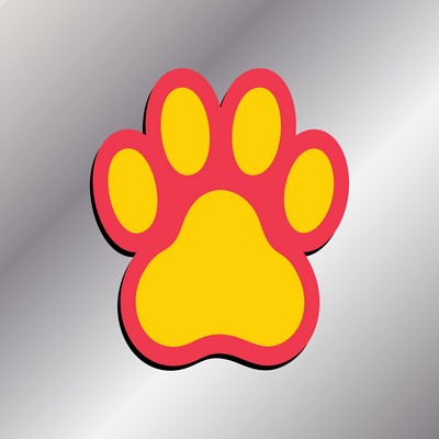 Paw 3" x 3.5" Flex Magnet