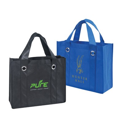 Fabric Bottom Non-Woven Tote Bag