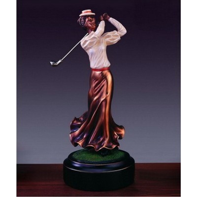 Lady Golfer Resin Award (4.5"x10")