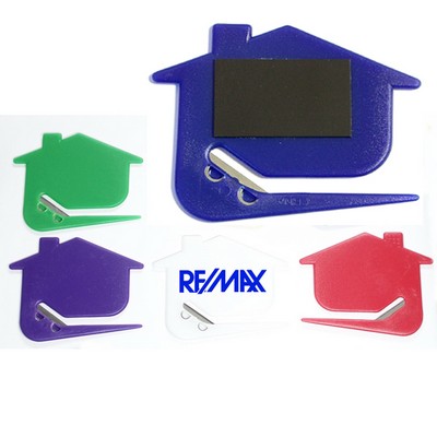 Jumbo Size House Shaped Letter Opener w/Magnet