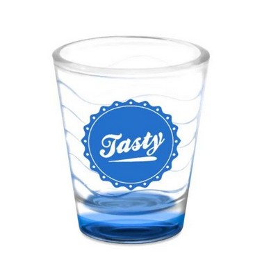 1.5 Oz. Wave Shot Glass