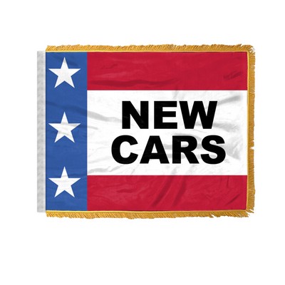 Patriotic New Cars Antenna Flags 12x18 inch