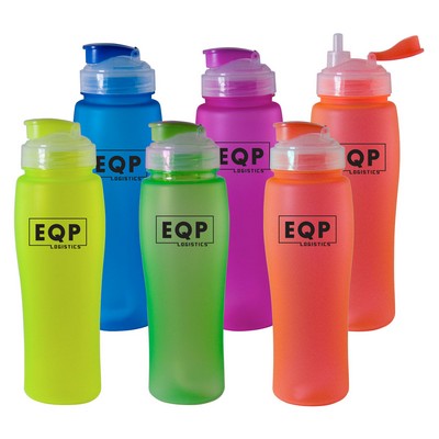 Silicone Coated 23oz Sport Bottle