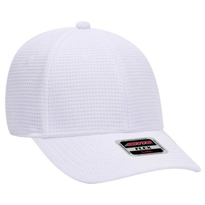 OTTO FLEX Cool Comfort Stretchable Polyester Mini Waffle Mesh 6 Panel Low Profile Baseball Cap