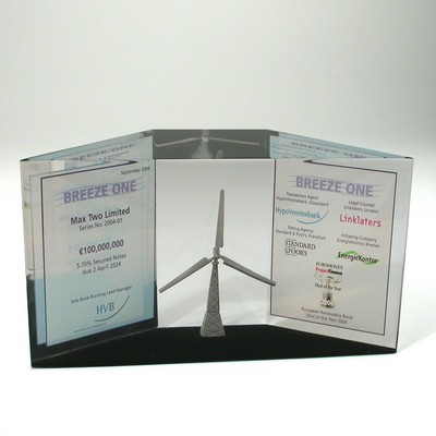 Trapezoid Lucite® Embedment Award (7" x 4" x 2 3/8")