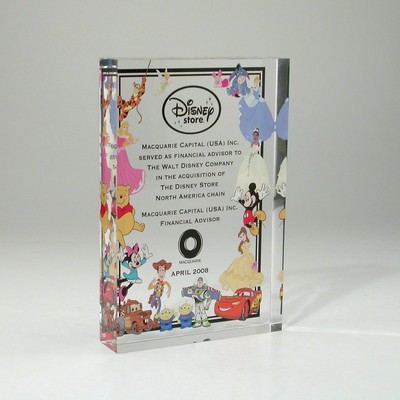 Rectangle Lucite® Embedment Award (4" x 6" x 1")