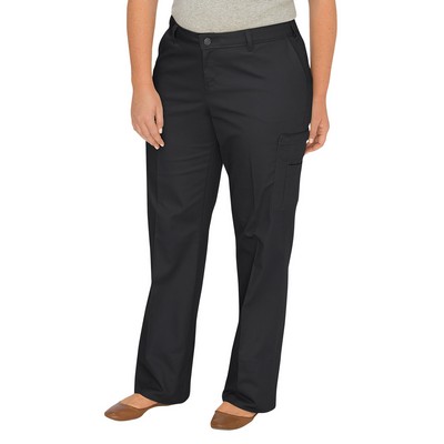 Dickies Women's Cotton Cargo Pant - Plus Sizes - RELAXED FIT / STRAIGHT LEG