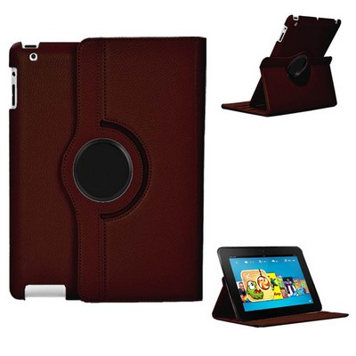 Kidder Rotate Leatherette Case for Kindle Fire HD 10 (Brown)