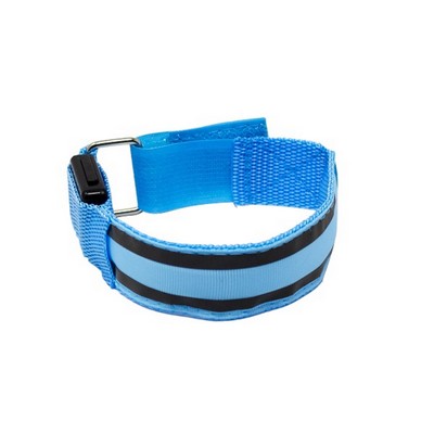 LED Polyester Fabric Armband w/LED Light