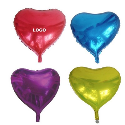 18" Heart Shaped Micro-foil Balloon