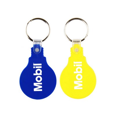 Light Bulb Shape Soft Vinyl Tag