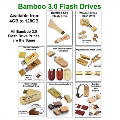 Bamboo Flash Drive 3.0- 64 GB Memory