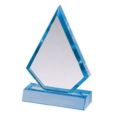 Sapphire Triangle Acrylic Award 6 3/4"H