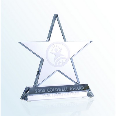 Motivation Star Award with Attached Base, Large (6"x6-5/8")