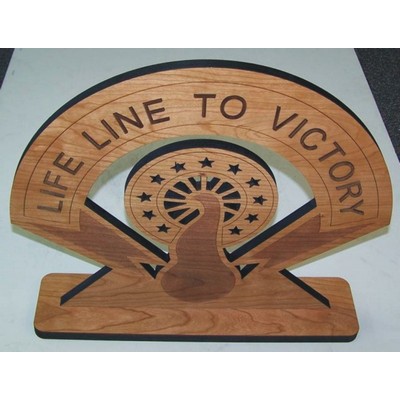 13" x 16" - Hardwood Table Sign Centerpiece - Cutouts