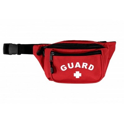 Kemp USA Red Hip Pack w/White Guard Logo