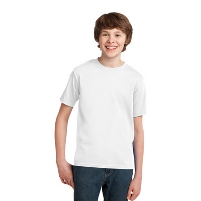 Port & Company Youth Essential Tee WH