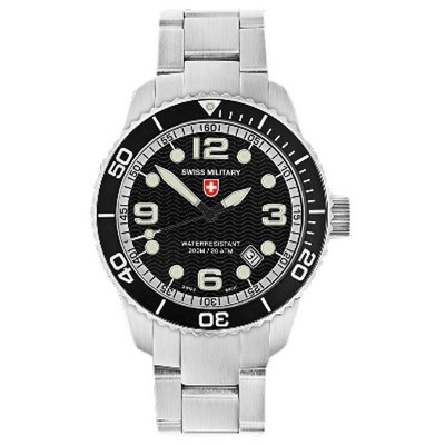 Men's Swiss Military™ Marlin Black Dial Watch