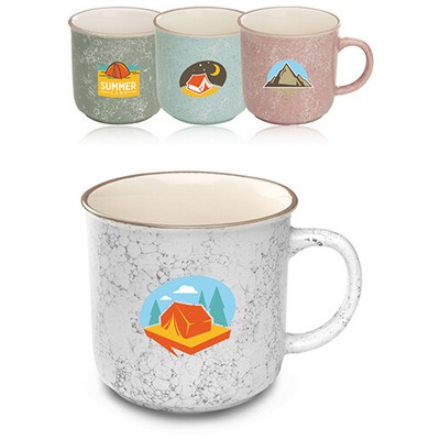 13 Oz. Marble Campfire Coffee Mugs