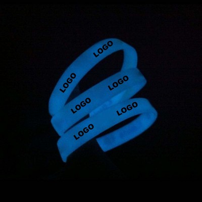 Silicone Wristbands Glow In The Dark / Silicone Bracelet