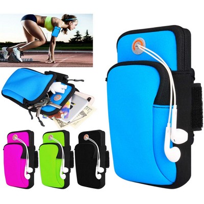 Kidder iPhone Sports Running Arm Band Bag Case for Smartphones (Blue)