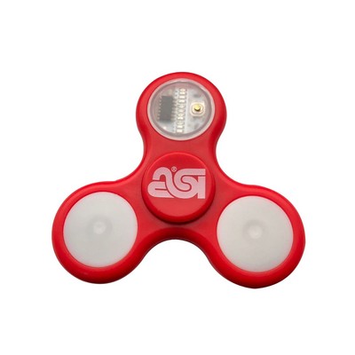 Preprogrammed LED Message Fidget Spinner