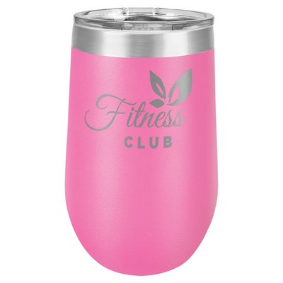 16 Oz. Wine Tumbler - Pink