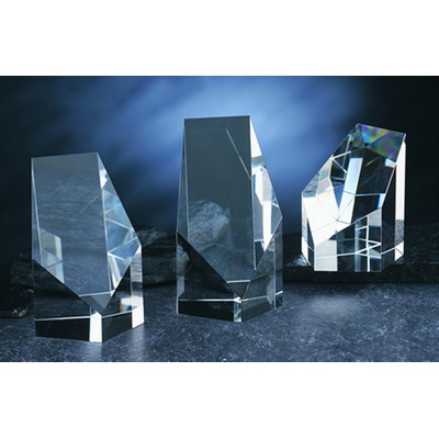 Pentagon Awards optical crystal award/trophy 6"H