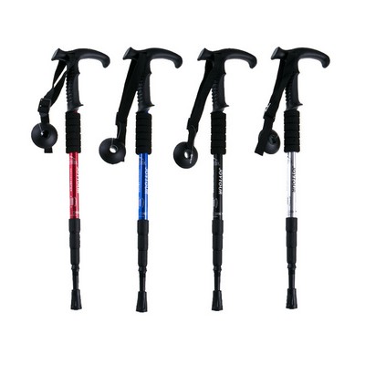 T Shaped Folding Telescopic Outdoor Crutches