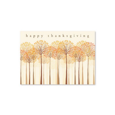 Thankful Trees Thanksgiving Card