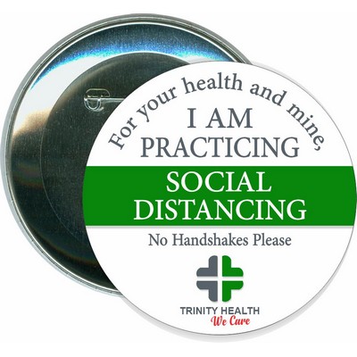 Event - Social Distancing, COVID-19, Coronavirus - 3 Inch Round Button