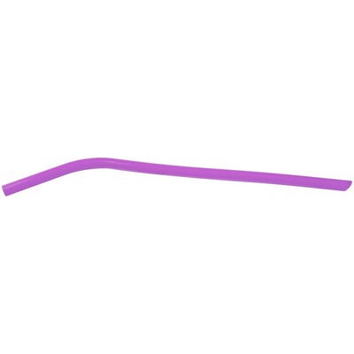 10" Purple Small Silicone Straw