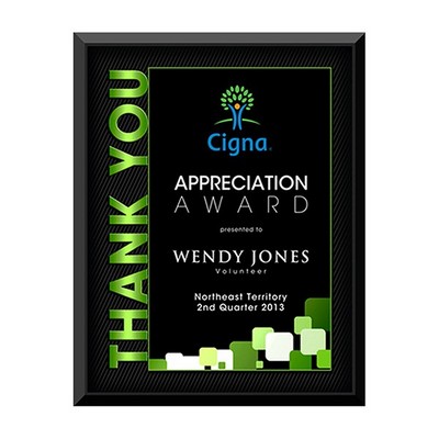 9" x 12" Themed Plaque - Lime Green