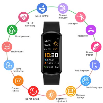 USB Directly Charging Multifunction Smart Bracelet/Pedometer