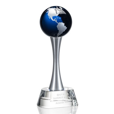 Willshire Globe Award - (S) Optical/Blue 12¼"