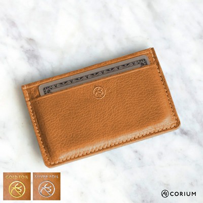 Modern Collection Card Wallet Low MOQ Fast Ship Monogrammed With Name, Initials or Logo