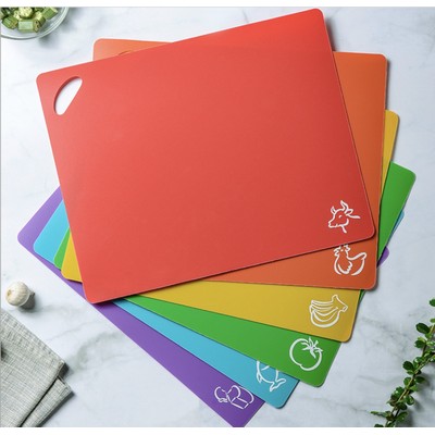 Flexible Plastic Cutting Board Mats Set of 4