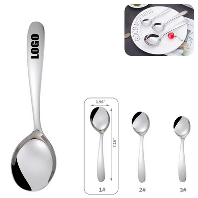 7.16'' Silver Dessert Coffee Spoon