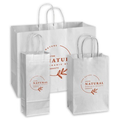 Recycled Shopping Bags – White