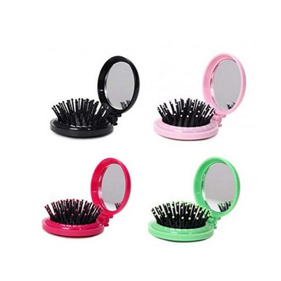 Brush And Mirror Compact