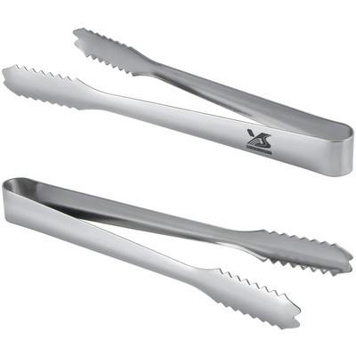 Durable Stainless Steel Ice Tongs 8 inches