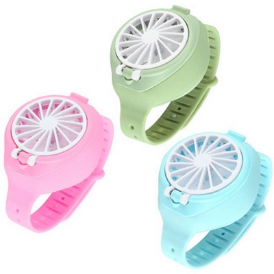 Mini Watch Handheld Portable Fan With Wrist Strap